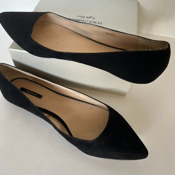 Forever 21 Black Suede Flats - Picture 4 of 5